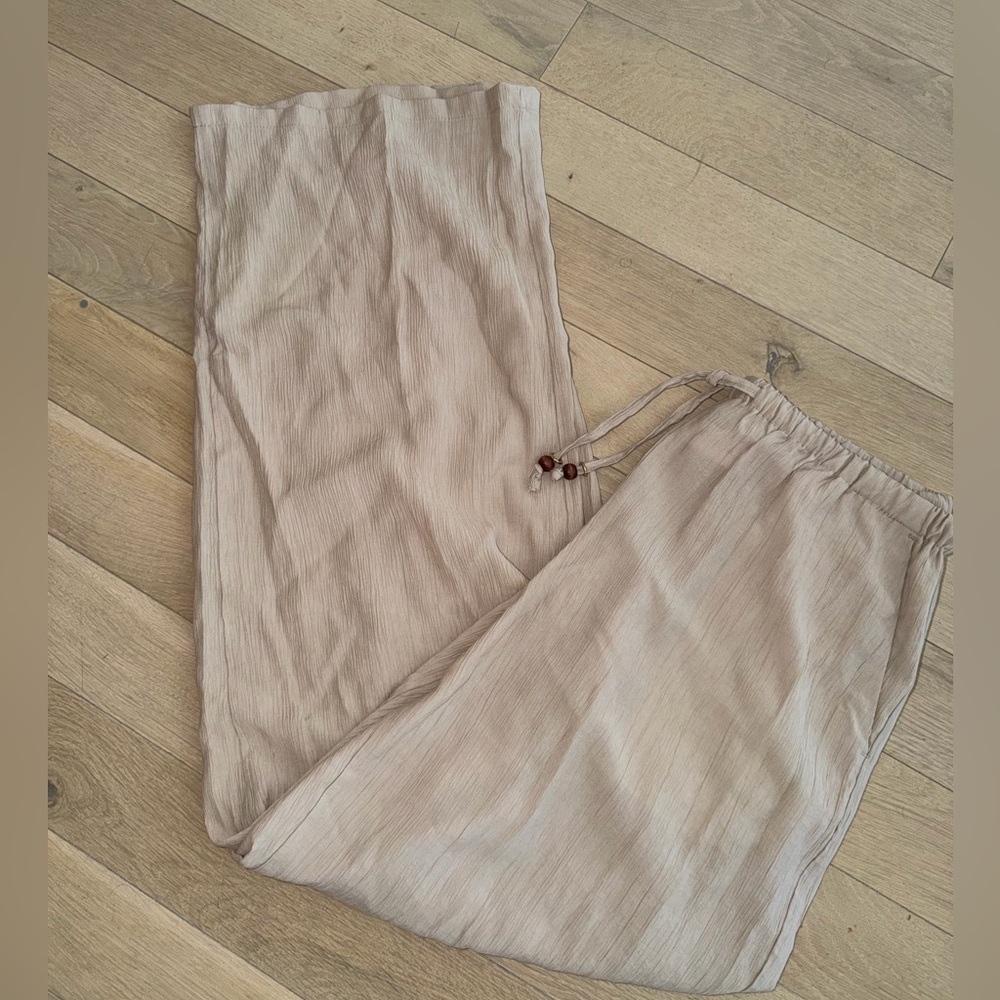 Zara Light Beige Zara Pants Size Small